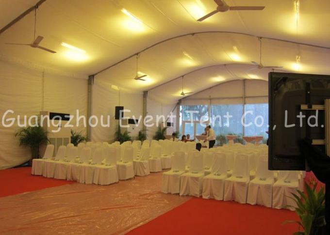 Barraca luxuosa do banquete de casamento da grande capacidade com tampa inflável do telhado/porta de alumínio