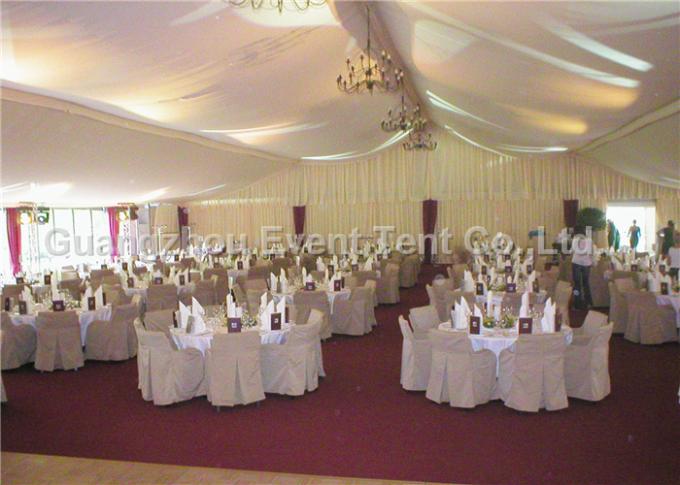 O famoso luxuoso do evento da barraca do banquete de casamento com ABS duro mura/parede de vidro fácil monta