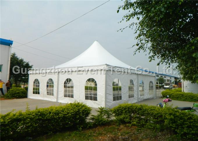 barraca exterior do pagode da exposição 6x6m do pvc com venda das janelas do pvc