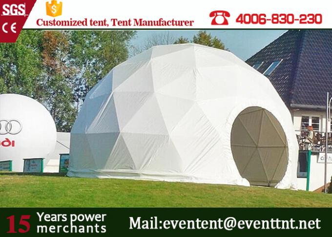 Grande barraca de acampamento transparente elegante da barraca da abóbada geodesic para eventos exteriores