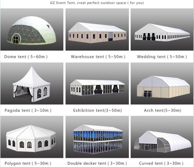 40x50 fogo - grande barraca exterior retardadora, conferência/exposição/barracas da feira profissional
