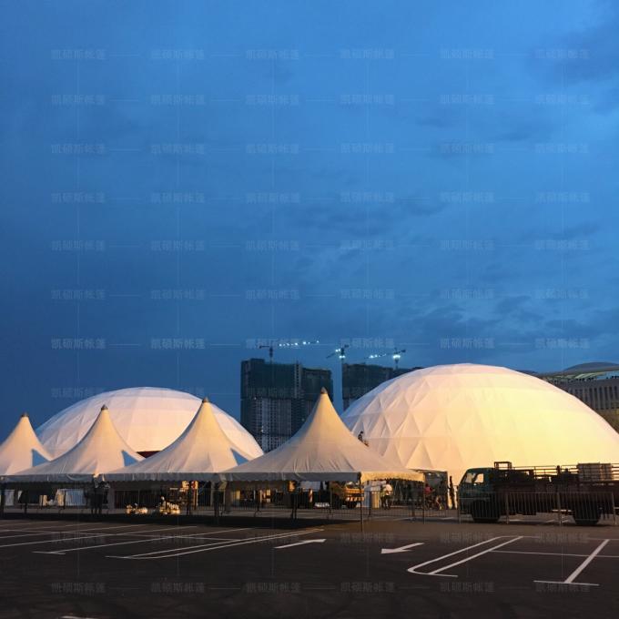 Grande barraca geodesic comercial da abóbada para o partido diâmetro de 4m - de 60m