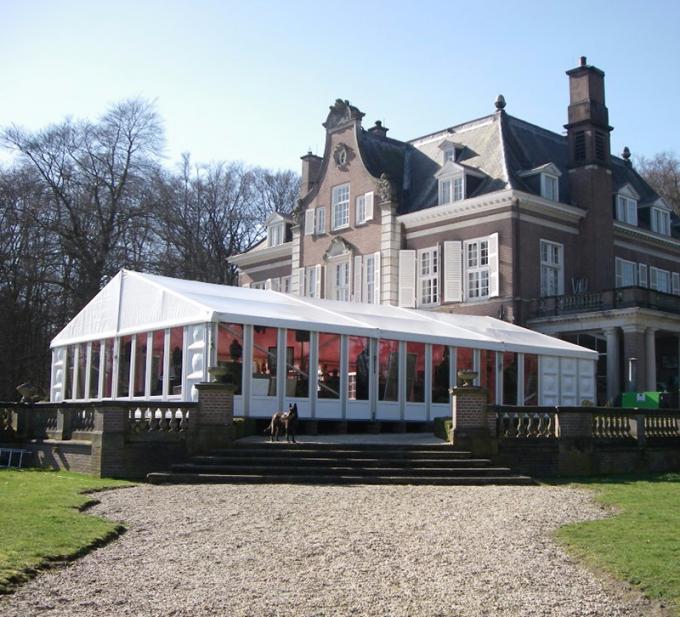 Barraca exterior transparente do banquete de casamento, barraca grande do famoso do evento do telhado claro