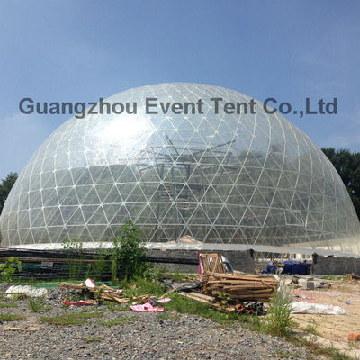 China barraca transparente clara grande personalizada da abóbada geodesic do diâmetro 30meter fornecedor