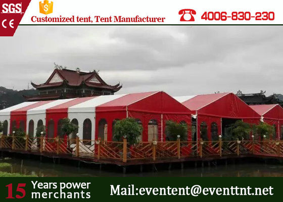 China Barraca profissional do partido da tenda de circo, barraca exterior personalizada com telhado vermelho fornecedor