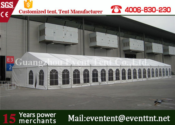 China 20 x 30 medem a barraca do partido da segunda mão com portas de vidro/condicionador de ar para eventos fornecedor