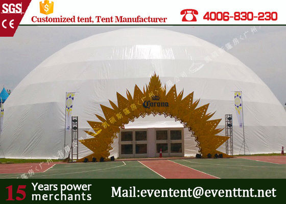 Outdoor large Geodesic dome white marquee circus tent event tent camping family tent for sale