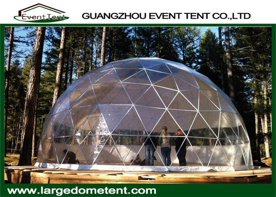 China Barraca exterior do partido da exposição da barraca transparente da abóbada Geodesic de meia esfera do PVC fornecedor