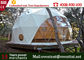 barraca de acampamento luxuosa do assoalho de madeira do diâmetro de 5m 6m 8m impermeável para a instalação fácil do hotel exterior fornecedor