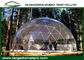 Barraca exterior do partido da exposição da barraca transparente da abóbada Geodesic de meia esfera do PVC fornecedor