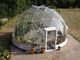 Barraca de vidro exterior da abóbada Geodesic de Glaming da meia esfera com quadro do iglu fornecedor