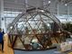 Barraca de vidro exterior da abóbada Geodesic de Glaming da meia esfera com quadro do iglu fornecedor